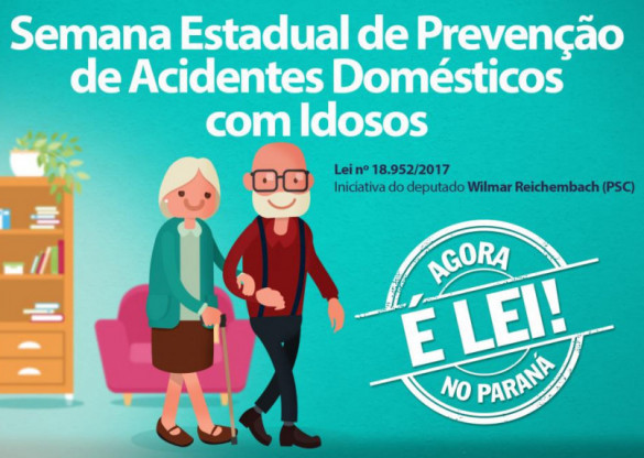 Prevenção de acidentes domésticos com idosos marca a primeira semana de junho no Paraná
