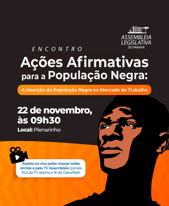 Audiência Pública vai debater a “Inserção da População Negra no Mercado de Trabalho”