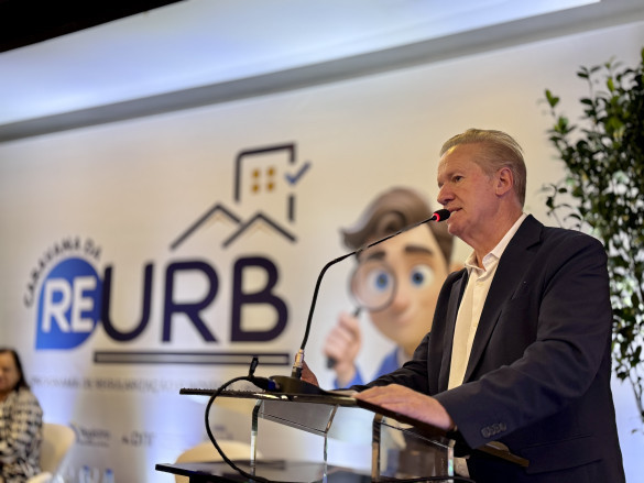 Deputado Luis Corti (PSB) destaca protagonismo do Paraná no lançamento da Caravana REURB, em Curitiba