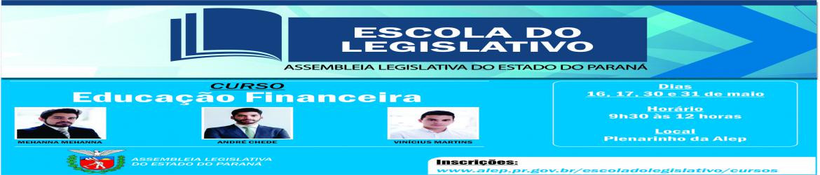 Curso será realizado em quatro módulos no Plenarinho da Alep