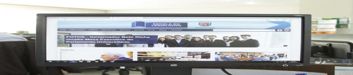 Site da Escola do Legislativo.
