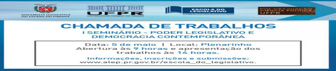 Escola do Legislativo promove seminário "Poder Legislativo e Democracia Contemporânea"