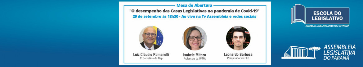 Programação para II Semana Acadêmica da Escola do Legislativo está definida