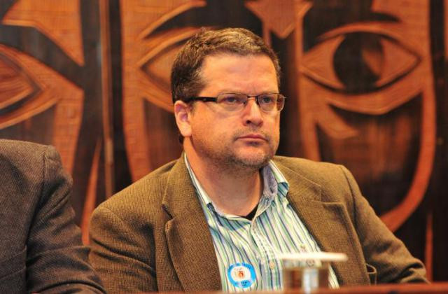 Professor Sérgio Braga no Seminário da Escola do Legislativo. / Foto: Pedro de Oliveira/Alep