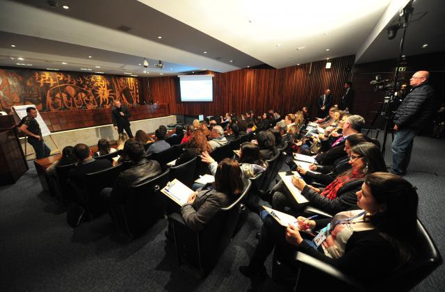 Plenarinho lotado e atento para aprender dicas sobre como melhorar a produtividade / Foto: Dalie Felberg/Alep