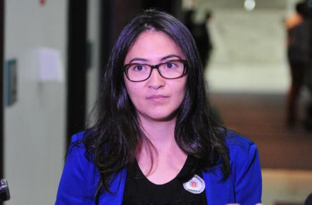Juliana Galassi, mestranda da UEL. / Foto: Pedro de Oliveira/Alep