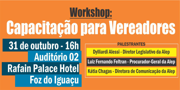 Workshop para Vereadores