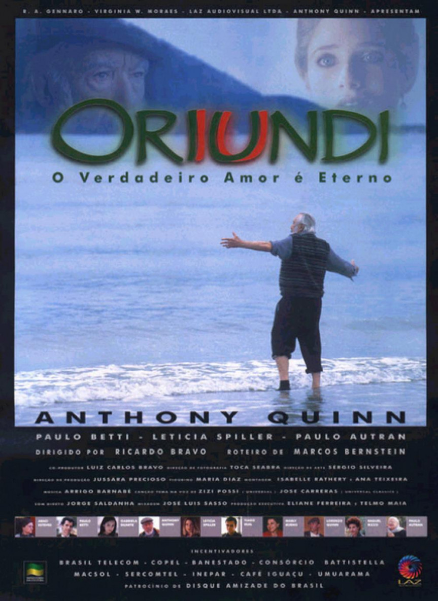 Cartaz do filme "Oriundi - O Verdadeiro Amor é Eterno."