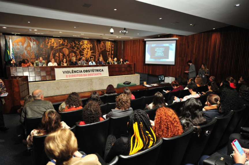 Audiência pública debateu a Violência Obstétrica e Direitos da Gestante. Segundo dados, 1 em cada 4 brasileiras sofreu violência obstétrica.