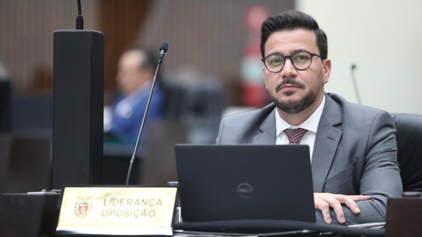 Deputado Arilson Chiorato (PT), líder da Oposição na Casa.