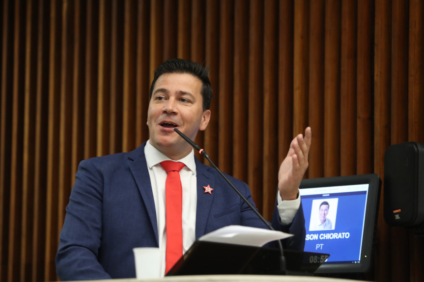 Deputado Arilson Chiorato (PT).