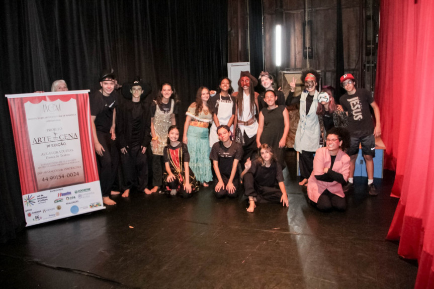 O Instituto de Arte e Cultura de Maringá atende jovens de 12 a 18 anos, da rede pública de ensino, com aulas e oficinas de teatro e dança.