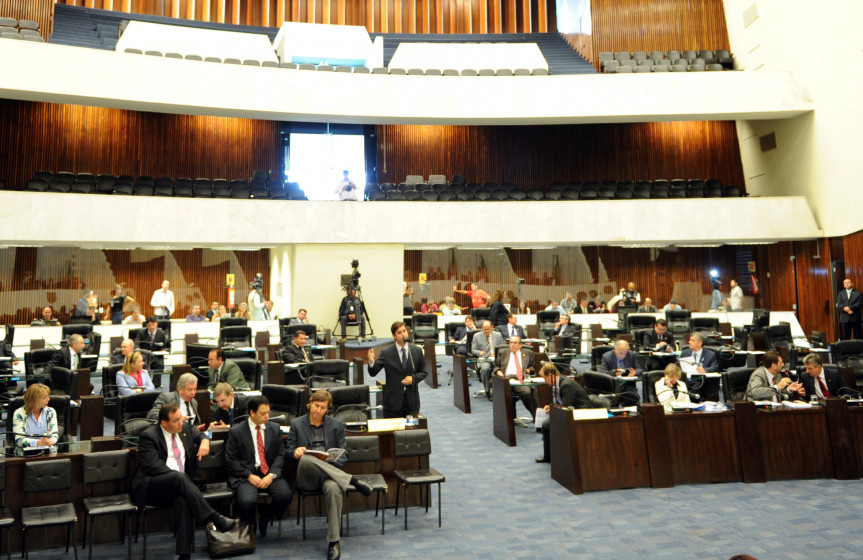 Plenário da Assembleia Legislativa do Paraná.