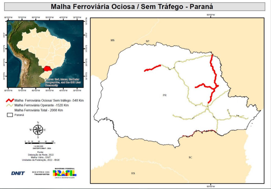 Durante a reunião, Goura falou de projetos voltados para a implementação de cicloturismo em ferrovias desativadas ou ociosas.