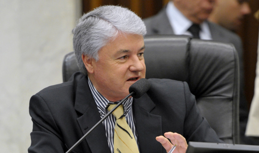 Presidente do Legislativo, deputado Valdir Rossoni (PSDB).