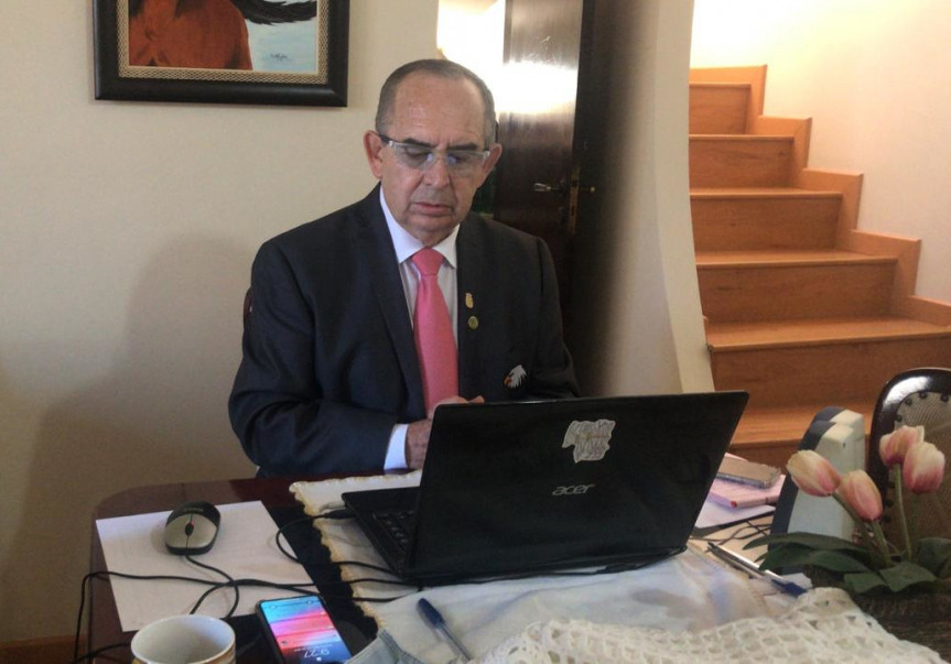 Deputado Delegado Recalcatti (PSD), presidente da Comissão de Cultura da Assembleia Legislativa do Paraná.