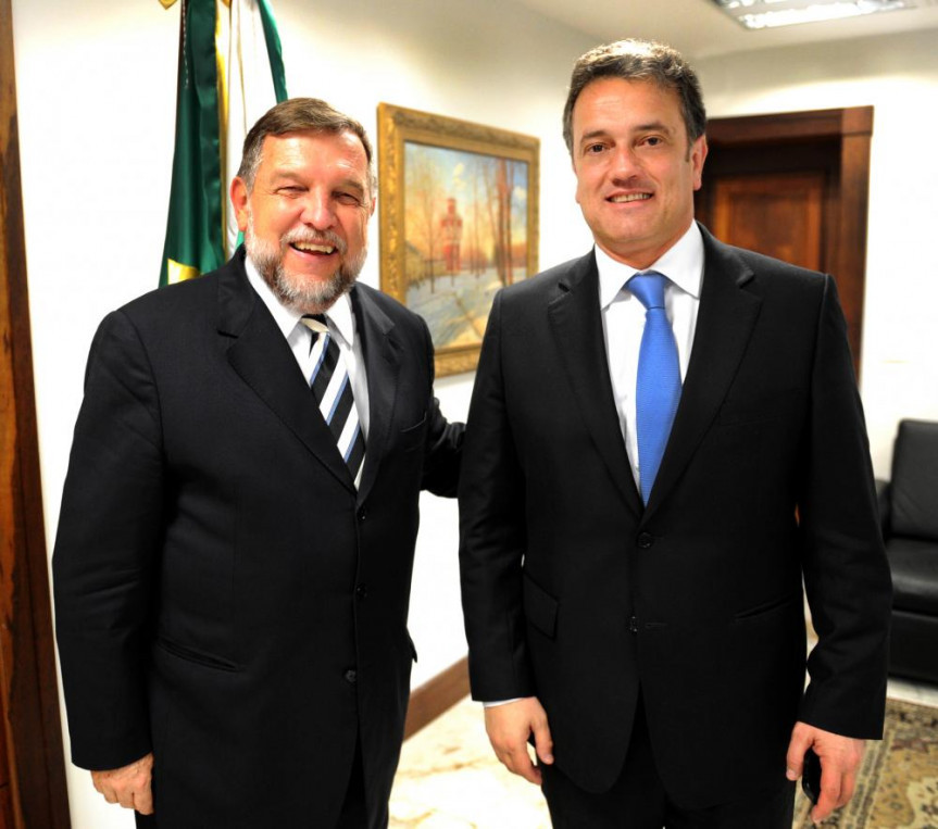 Vice-governador Flávio Arns e deputado Plauto Miró (DEM). 