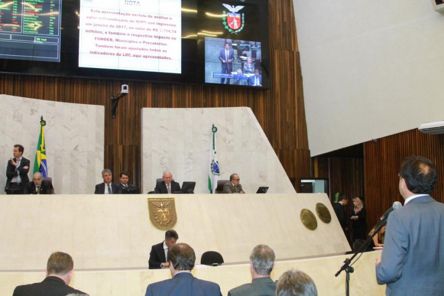  Audiência Pública para apresentação dos resultados do 2º quadrimestre de 2017, pelo secretário de Estado da Fazenda - SEFA.