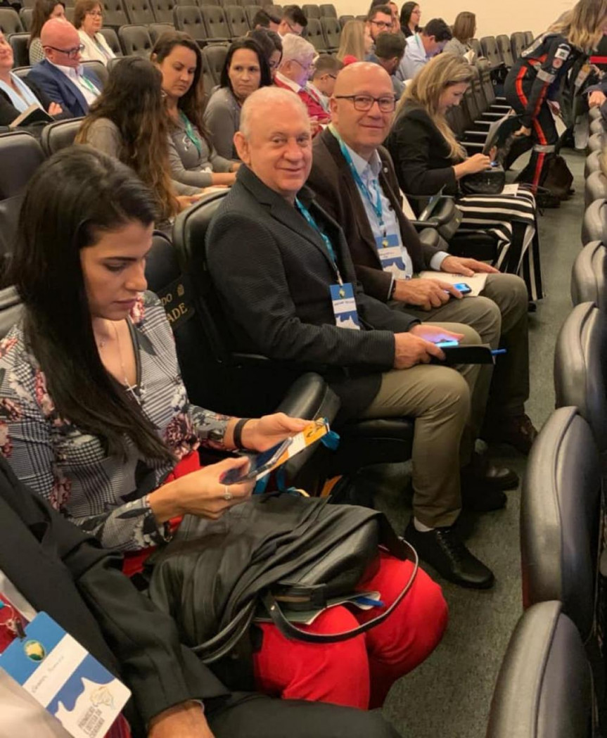Presidente da Alep, deputado Ademar Traiano, e o primeiro secretário, deputado Romanelli, participam do Seminário Regional de Promoção e Defesa da Cidadania promovido pela Unale.