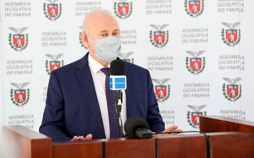 Presidente da Assembleia Legislativa do Paraná, deputado Ademar Traiano (PSDB).