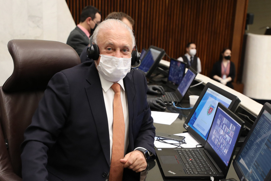 Presidente da Assembleia Legislativa do Paraná, deputado Ademar Traiano (PSDB).