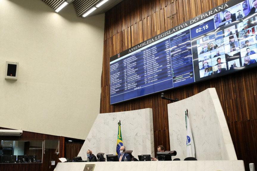 Proposta que antecipa a eleição da Mesa Diretora da Assembleia Legislativa foi apresentada pela Comissão Executiva e apoiada em plenário pela ampla maioria dos deputados.