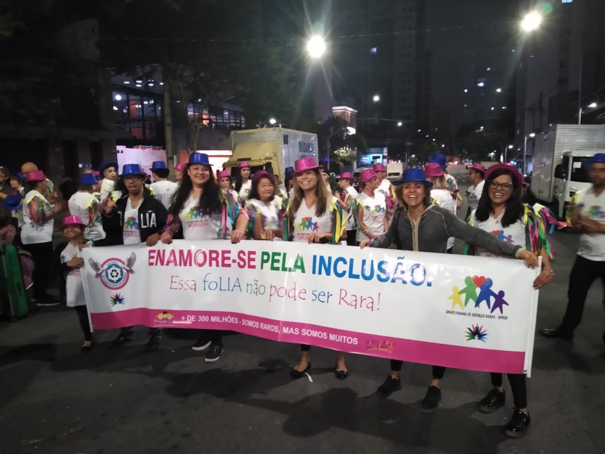 Este ano a ala será formada por 35 integrantes, entre pessoas com doenças raras, com deficiência, participantes do grupo de dança Guerreiros, formado por jovens com deficiência e seus acompanhantes.