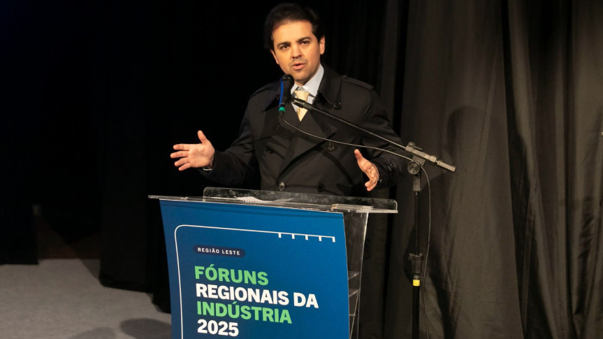 O deputado estadual Luiz Fernando Guerra (União) participou do ciclo dos Fóruns Regionais da Indústria.