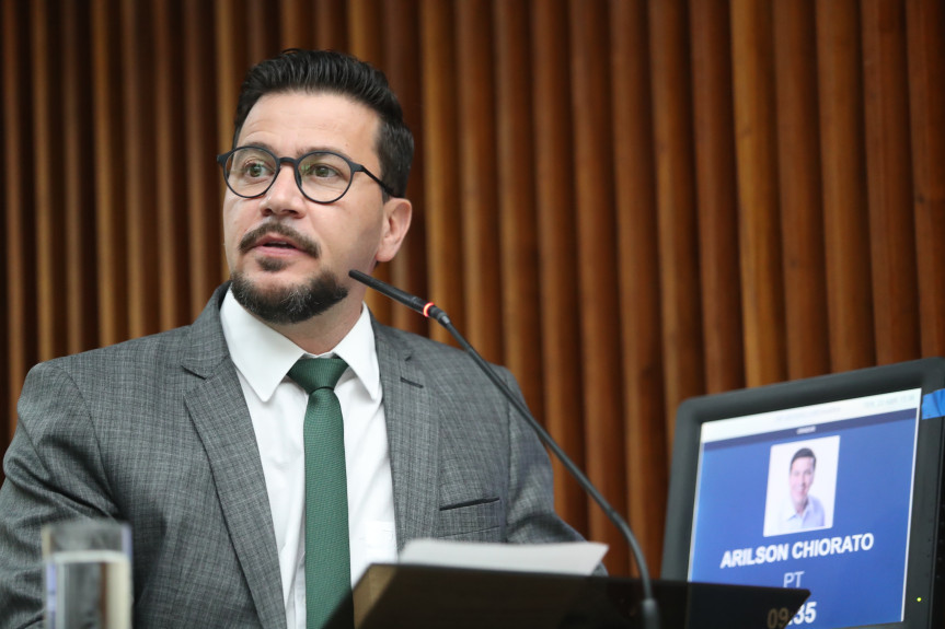 Deputado Arilson Chiorato (PT), líder da Oposição na Casa.