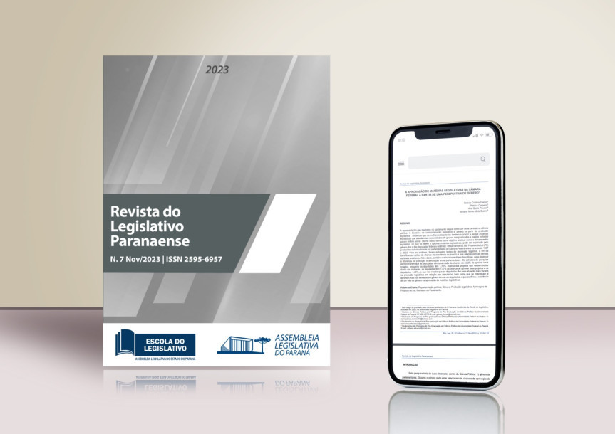 Escola do Legislativo publica o sétimo número da Revista do Legislativo Paranaense