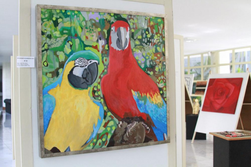 Espaço Cultural da Alep começou a ser montado nesta sexta-feira (17), para a abertura da "Exposição da XII Expoarte e IX Expofoto" que acontecerá na próxima na segunda -feira (20).