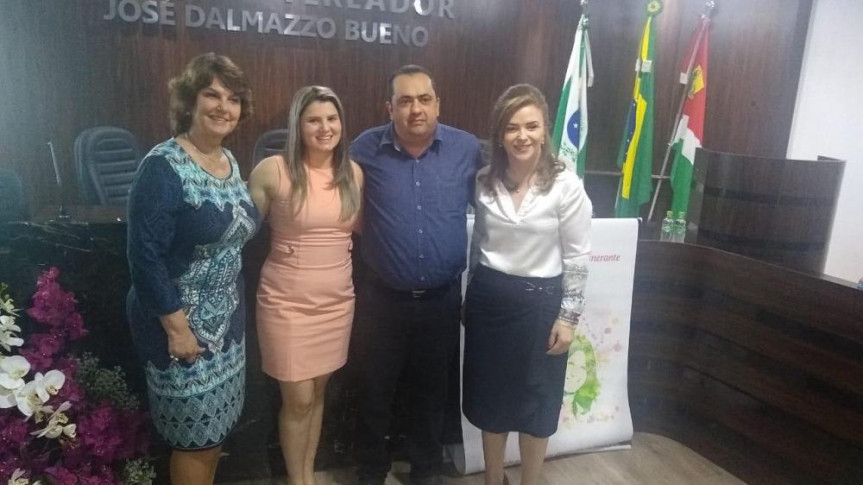 A procuradora Especial da Mulher da Assembleia Legislativa do Paraná, deputada Cristina Silvestri (PPS), participou da instalação da Procuradoria de Chopinzinho.