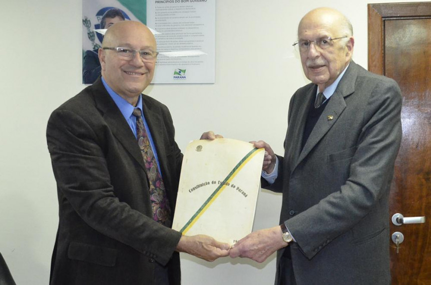 Deputado Luiz Claudio Romanelli (PSB) com o empresário Jonel Chede.