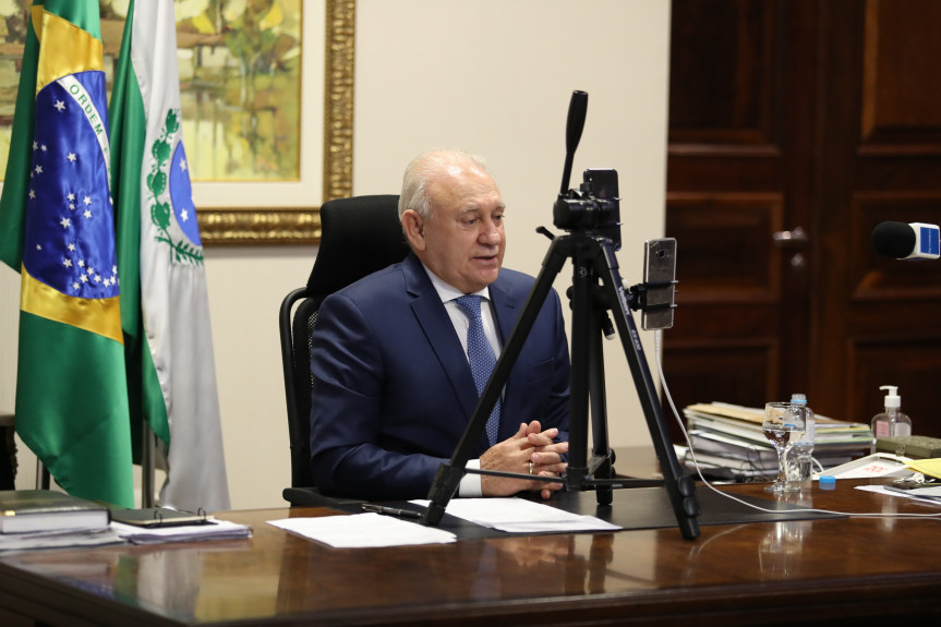 Presidente da Assembleia Legislativa, deputado Ademar Traiano (PSDB).