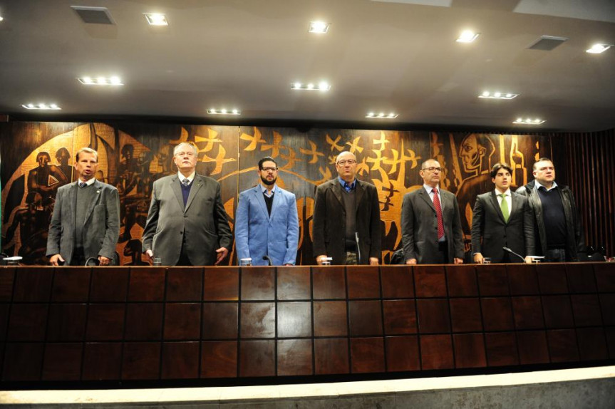 Posse da diretoria da Associação dos Jornais de Bairro do Estado do Paraná.