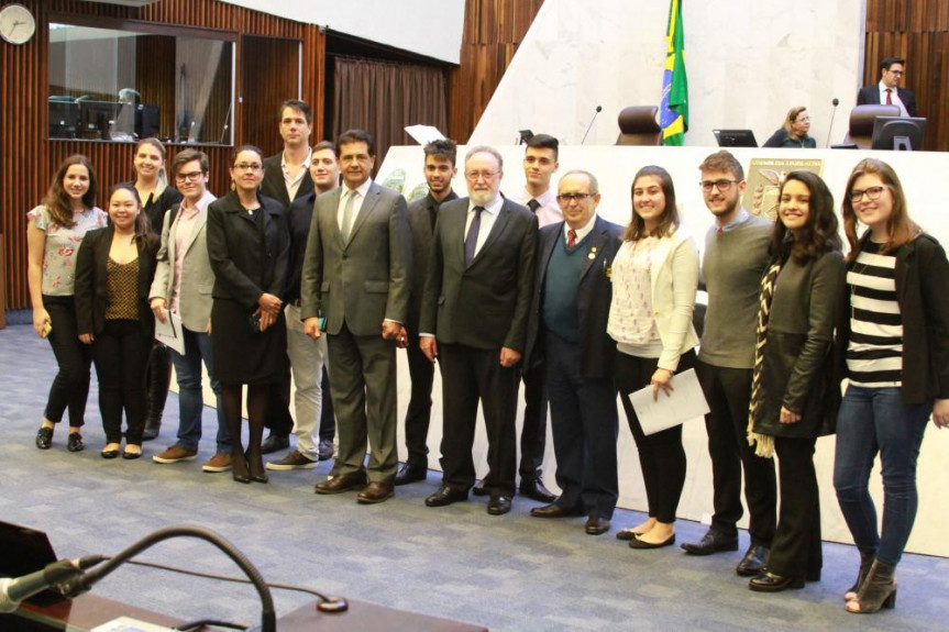 Visita de alunos do Curso de Direito Law Experience do Centro Universitário FAE.