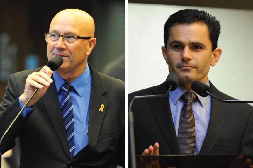 Deputado Luiz Claudio Romanelli (PSB) e deputado Marcio Pacheco (PPL).