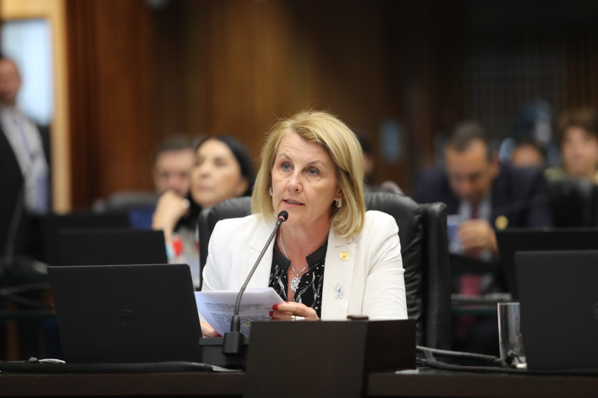 A deputada Márcia Huçulak assina o projeto juntamente com o deputado Alexandre Curi (PSD).