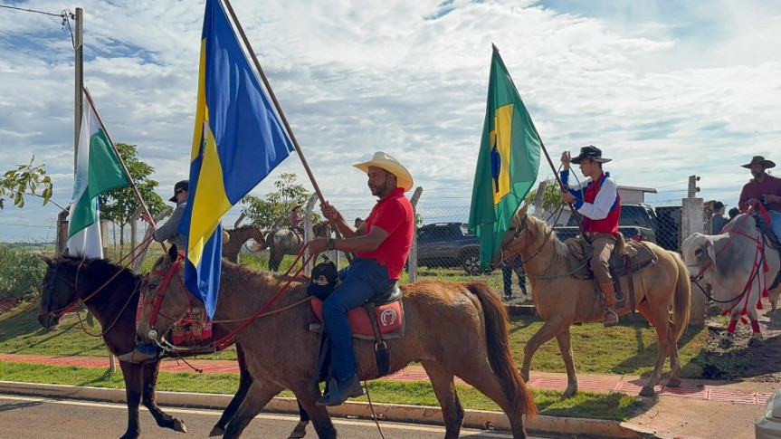 A Cavalgada Ecológica é realizada anualmente e mobiliza famílias de várias regiões do país.