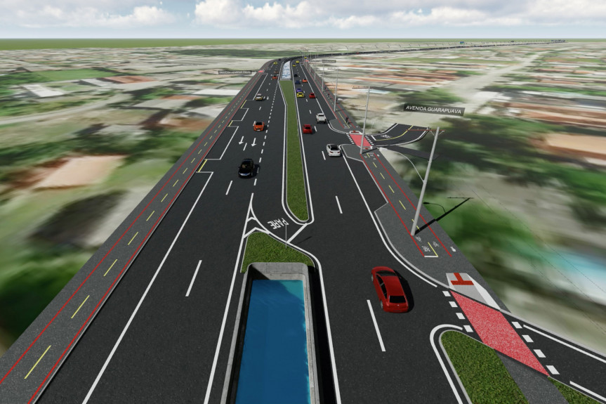 Projeto de duplicação da Avenida JK, em Matinhos