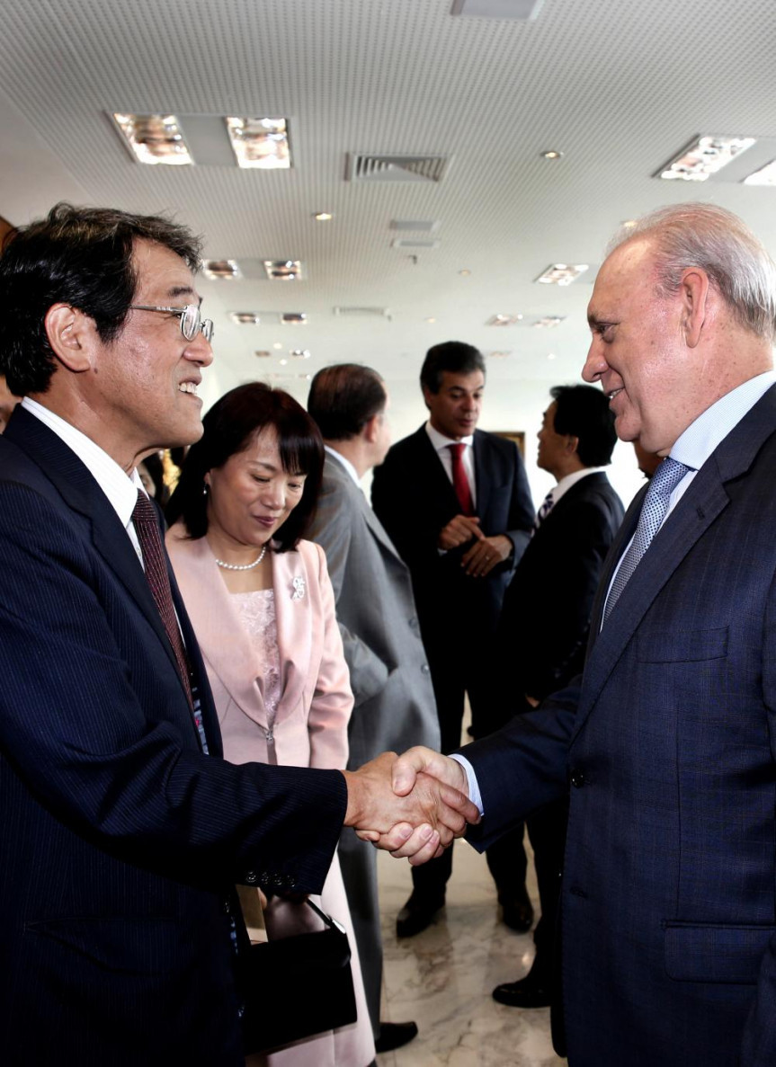 Presidente Traiano participa das comemorações aos 120 anos das relações diplomáticas Brasil-Japão