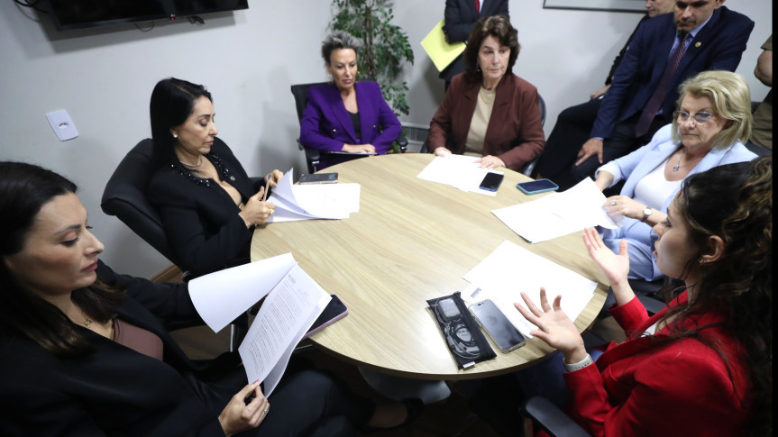 Reunião ocorreu após a sessão plenária desta terça-feira (25).