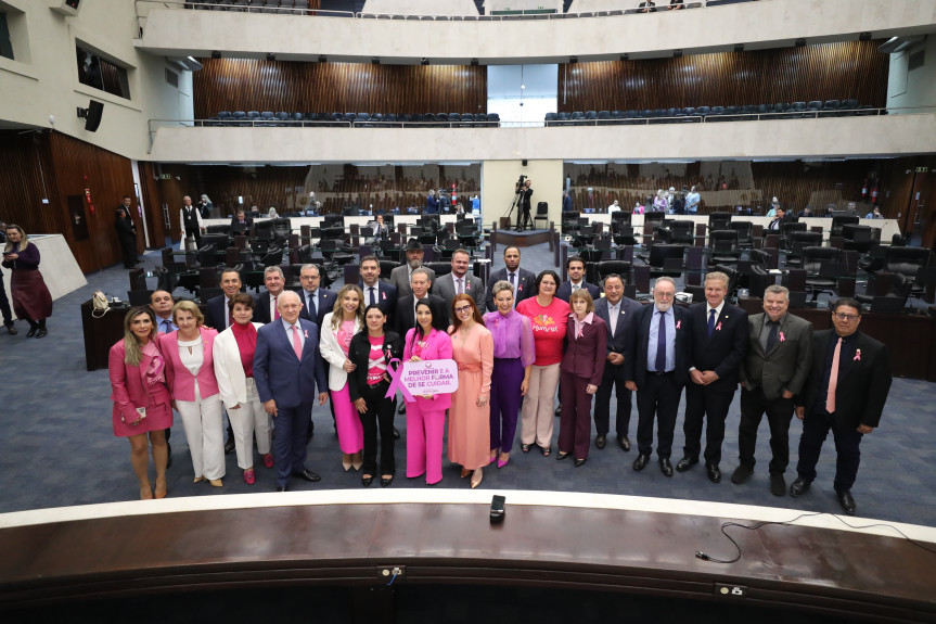 O Outubro Rosa também foi tema do Grande Expediente da sessão plenária desta segunda-feira (2).