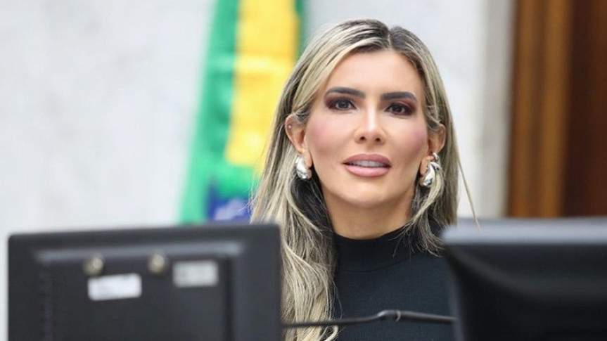 Deputada Flávia Francischini (União), 1ª vice-presidente da Assembleia Legislativa.