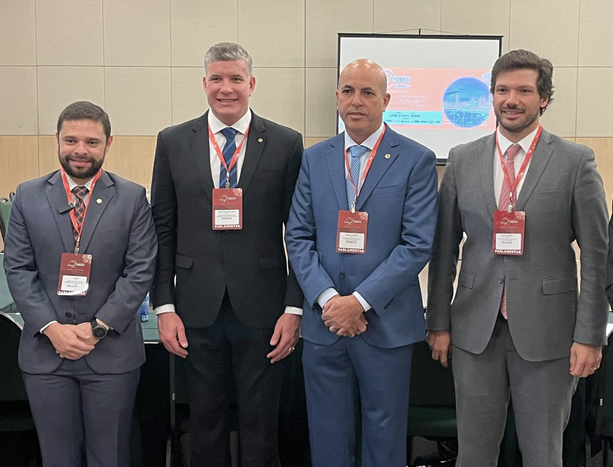 Deputados estaduais Júlio César Filho (Ceará), Cristiano Cavalcante (Sergipe), Ismael Crispim (Rondônia) e Tiago Amaral (Paraná).
