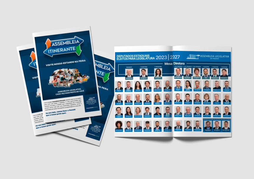 Material gráfico com informações da Assembleia será distribuído no estande da Casa, na ExpoMaringá.
