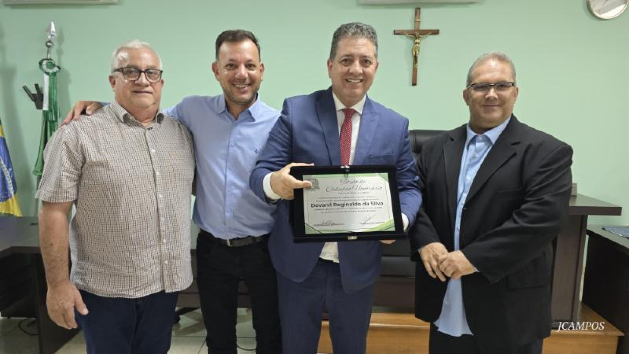 Deputado Cobra Repórter (PSD) recebe título de Cidadão Honorário de Leópolis