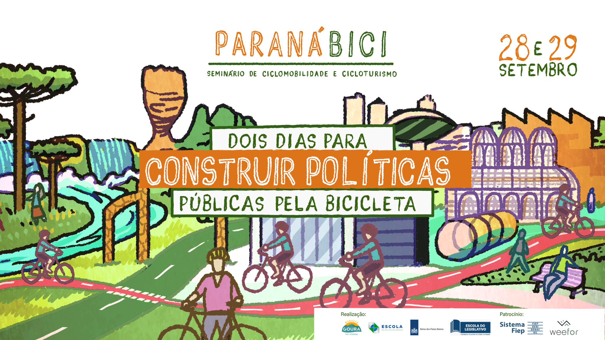 Primeira edição do ParanáBici acontece nesta quinta (28) e sexta-feira (29) na Assembleia