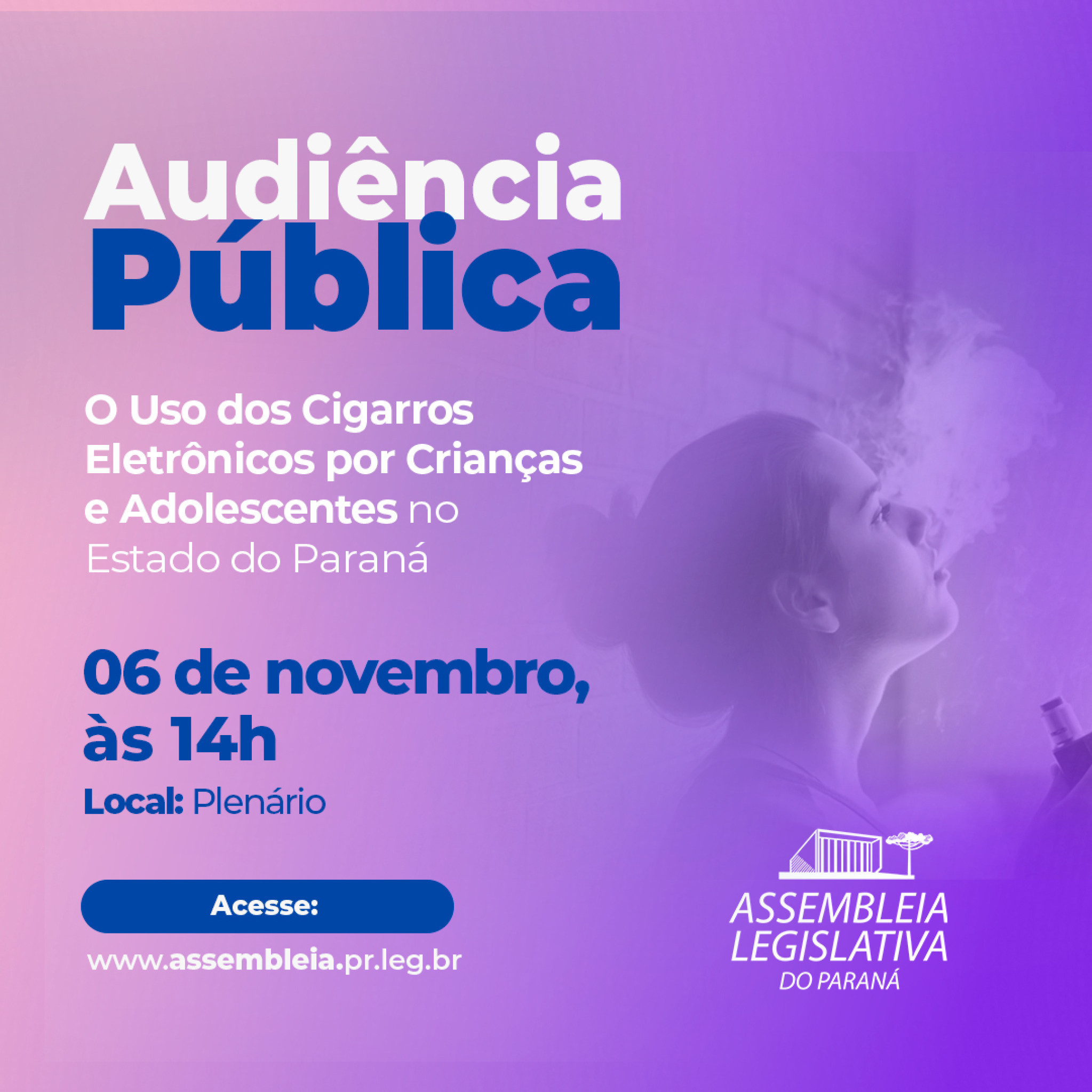 Audiência pública debate soluções para enfrentar o uso de cigarros eletrônicos nas escolas do Paraná