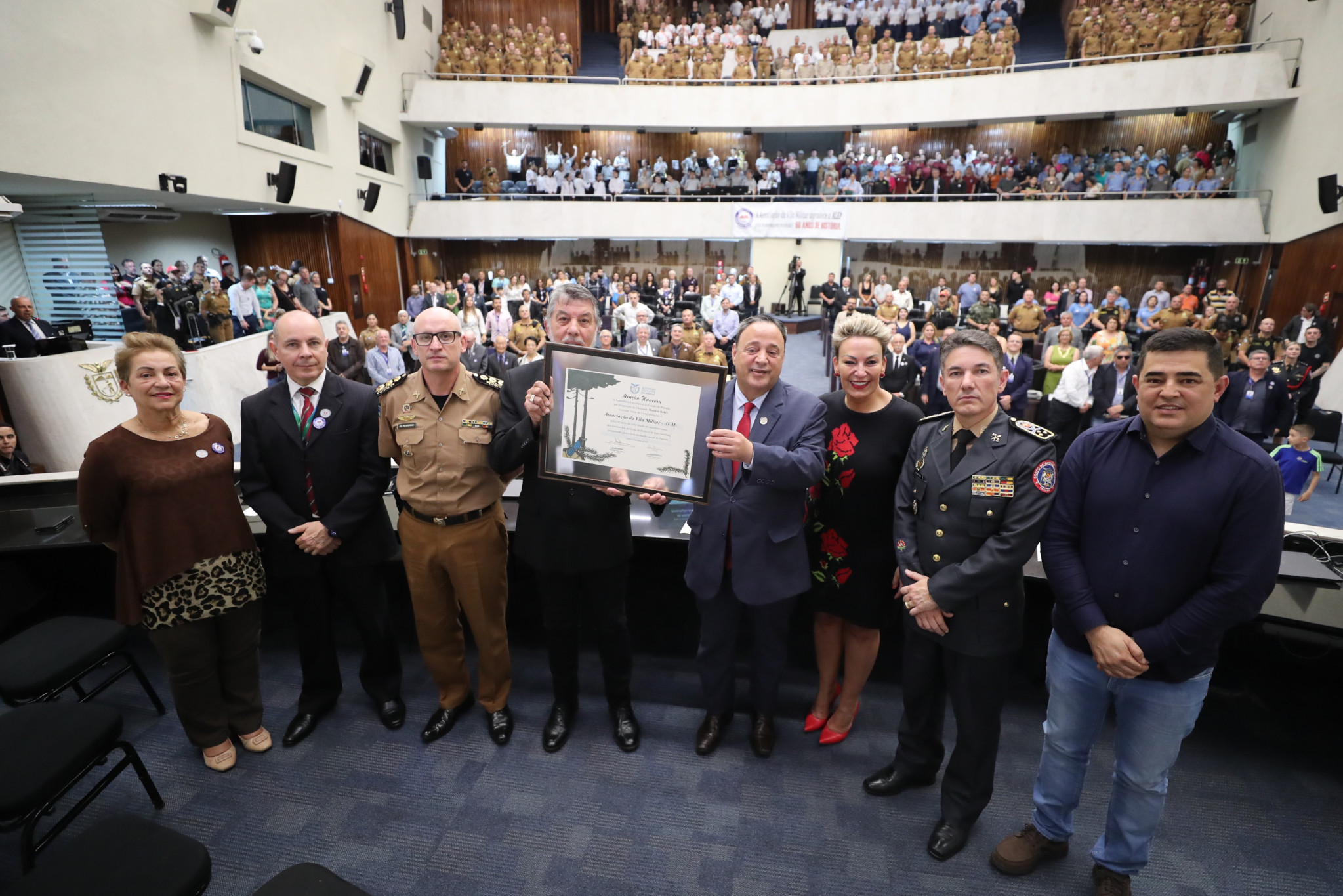 Assembleia Legislativa celebra os 60 anos da Associação da Vila Militar – AVM